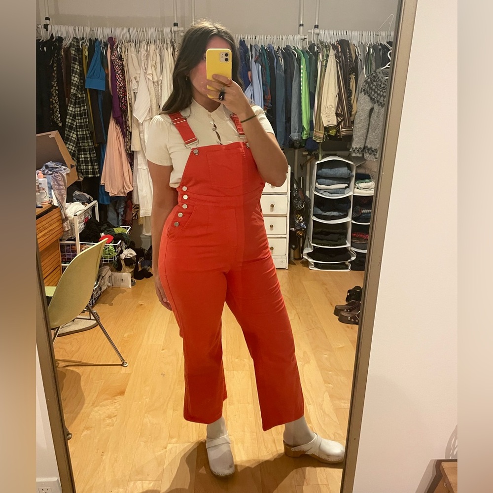 Capulet Women's Bright Red Overalls